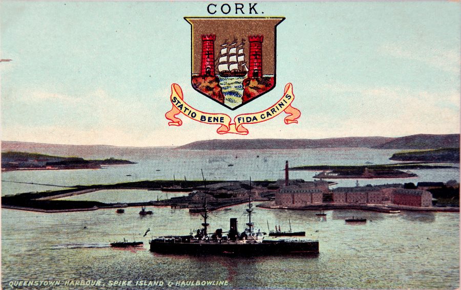 1102a. Haulbowline Dockyard, c.1910 from Cork Harbour Through Time by Kieran McCarthy & Dan Breen.