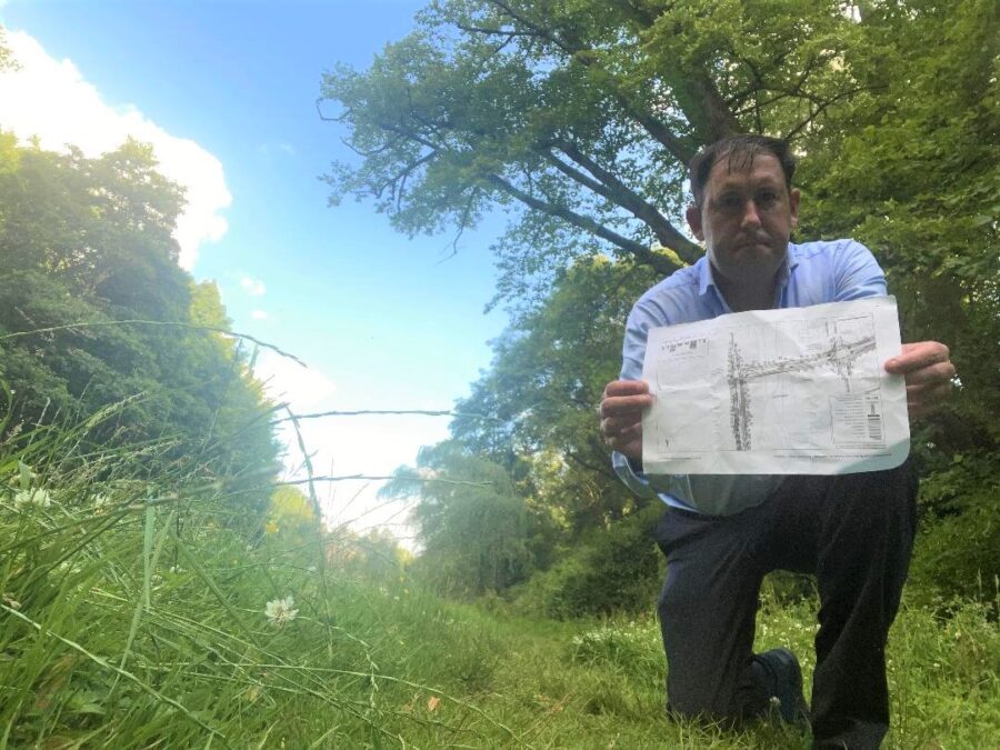 Cllr Kieran McCarthy at Ballybrack Woods, Douglas, July 2022