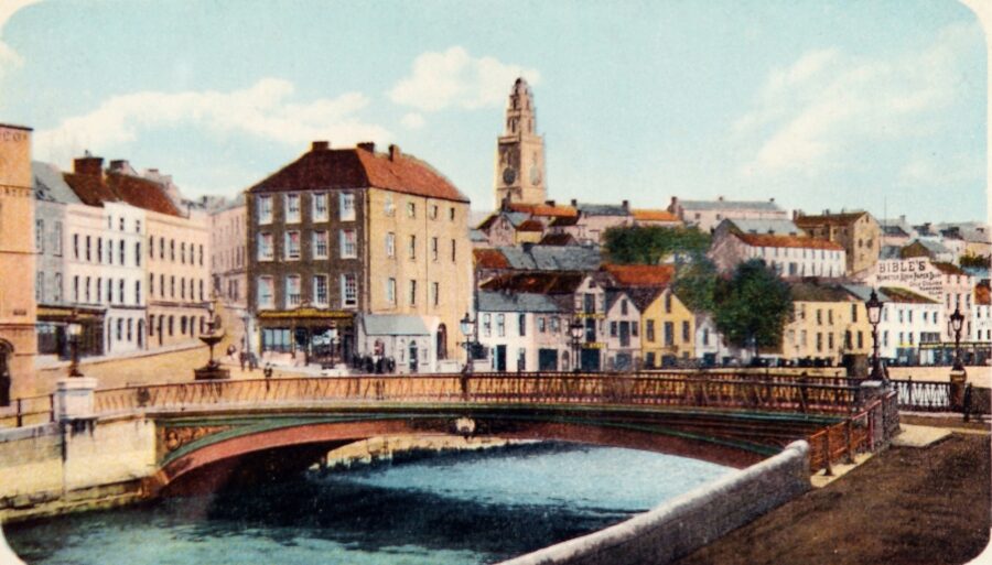 1220a. North Gate Bridge, aka Griffith Bridge, c.1923 (source: Cork City Through Time by Kieran McCarthy and Dan Breen).