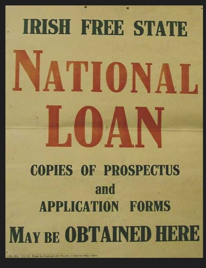 1232a. Pamphlet for Irish Free State National Loan, Winter 1923 (picture: National Library, Dublin).