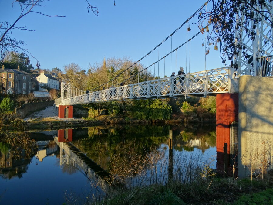 1236a. Daly's Bridge aka Shaky Bridge, present day, which is one of the featured bridges in Kieran's audio heritage trail of the Bridges of Cork (picture: Kieran McCarthy).