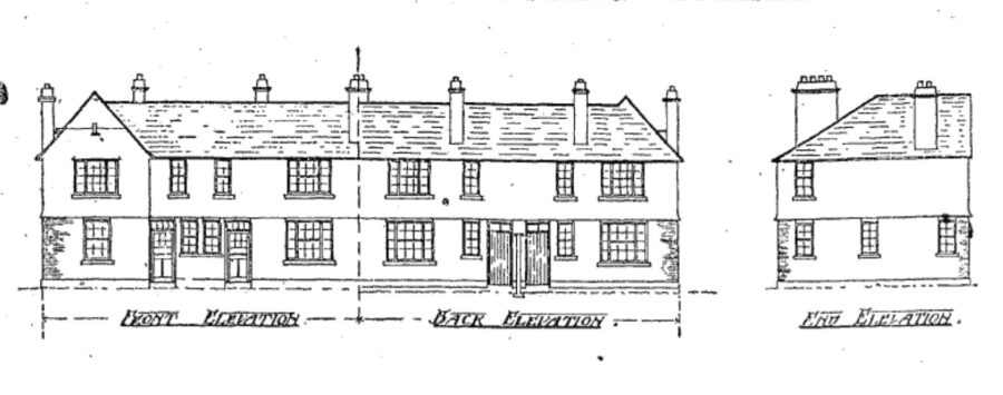 1239a. Messrs Hill & Son's Corporation of Cork's Wycherley Housing Scheme, May 1922 (source: Cork Examiner City Hall Drawings).