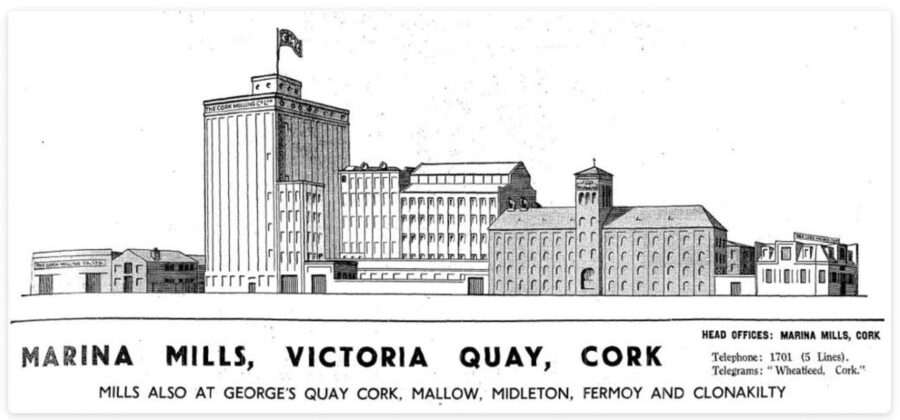 1245a. Cork Milling Company's Marina Mills, 1936 (source: Cork City Library).