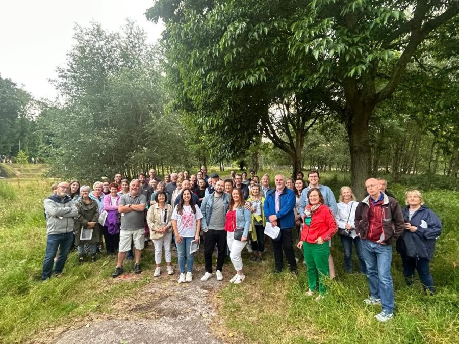 1267a. Group on a recent walking tour of The Marina by Kieran McCarthy.