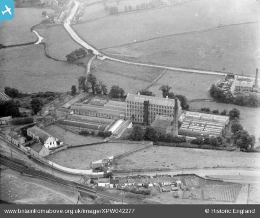 1278a. Sunbeam Knitwear Ltd, Cork, Cork, Ireland, 1933; Oblique aerial photograph taken facing South (source: Britain From Above, Reference number: XPW042277 Ireland).