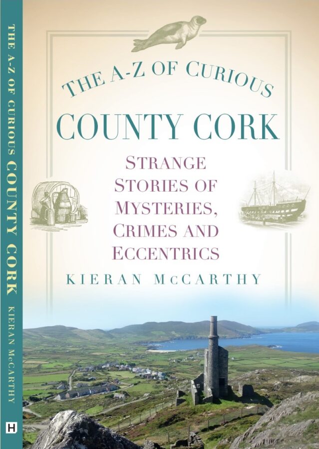 1282b. Front cover of The A-Z of Curious County Cork by Kieran McCarthy