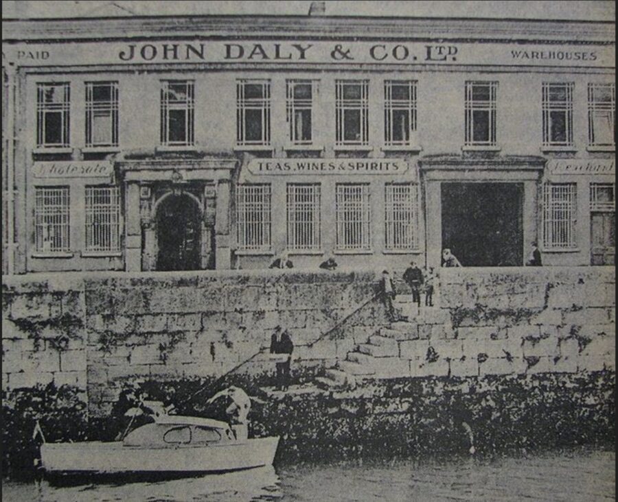 1258a. John Daly & Co. warehouses, Kyrl’s Quay, 1970s (source: Cork City Library).