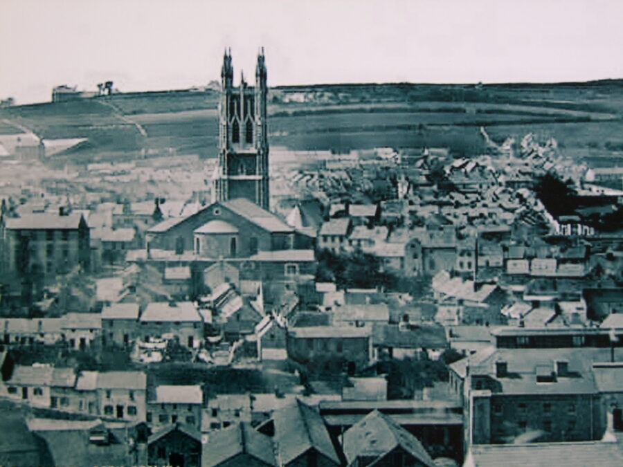 1286a. North Cathedral area, Cork, c.1920 (source: Cork City Library)