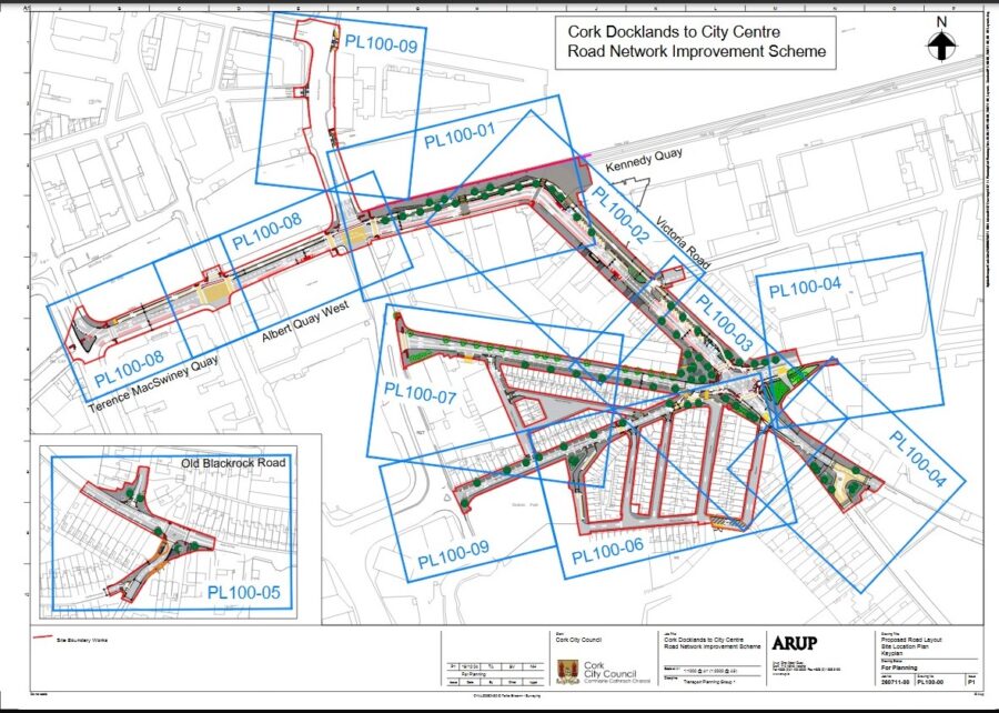 Cork Docklands to City Centre, Road Network Improvement Scheme, 2025