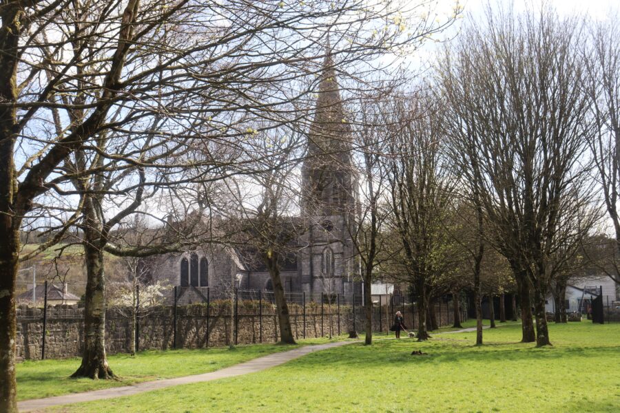Spring at Douglas Community Park, present day (picture: Kieran McCarthy)