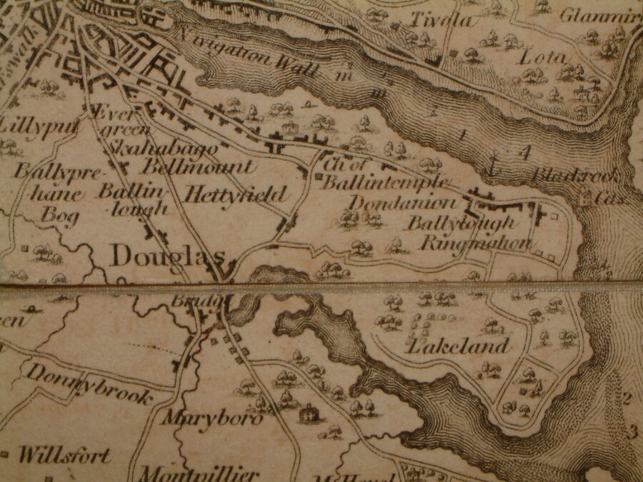 Lakelands, Blackrock, 1811 from Grand Jury Map of Cork (source: Cork City Library)